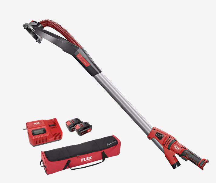 FLEX Akku Wand- und Deckenschleifer Giraffe® mit Wechselkopfsystem 18,0 V - GE MH 18.0-EC/5.0 Set+MH-R