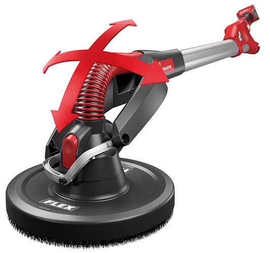 FLEX Akku Wand- und Deckenschleifer Giraffe® mit Wechselkopfsystem 18,0 V - GE MH 18.0-EC/5.0 Set+MH-R
