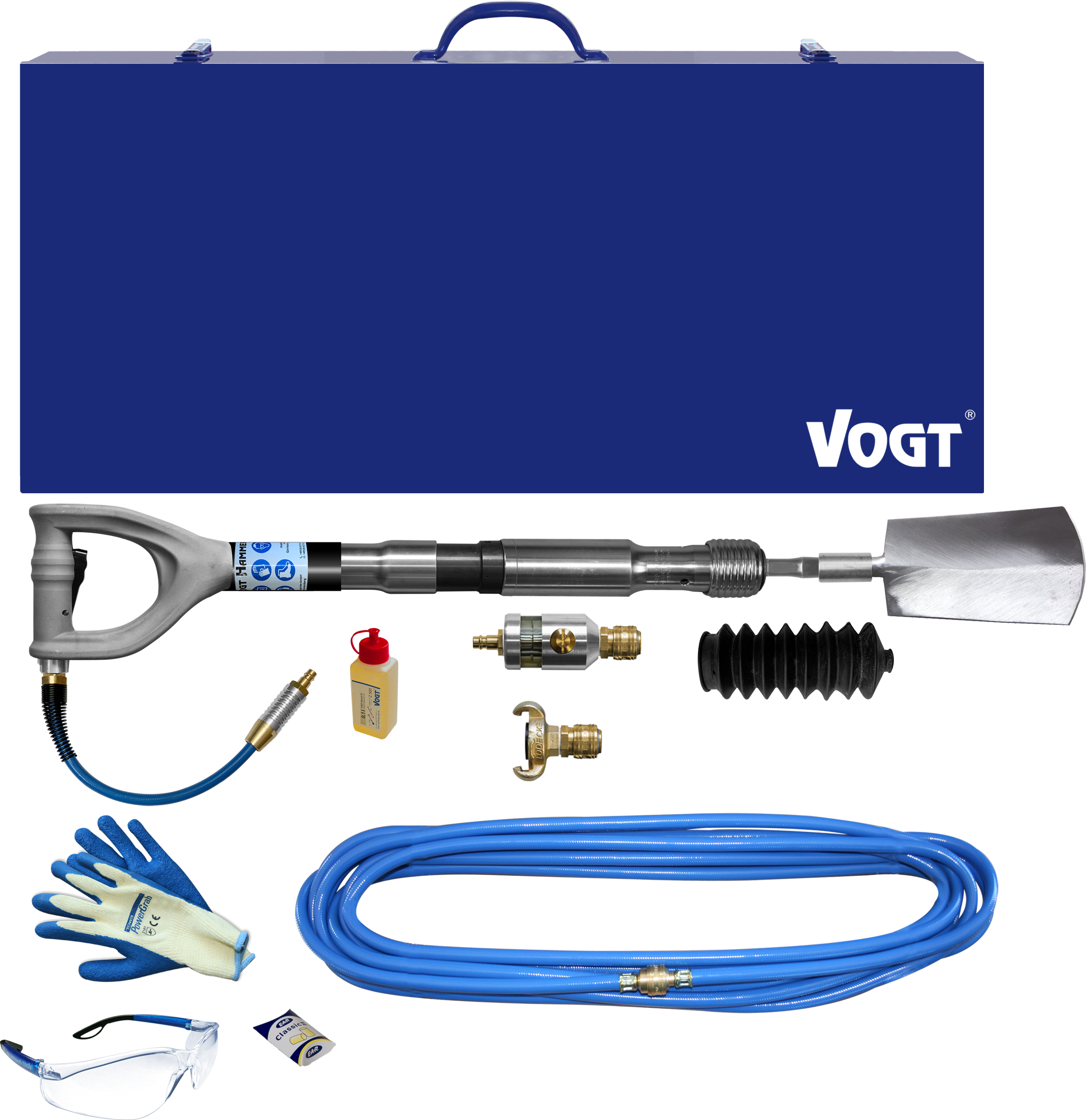 VOGT Hammer VH 50-70.18 mit Delta-Griff T XL-Set ohne Vibrationsdämpfung - VH 50-70.18-D T-XL