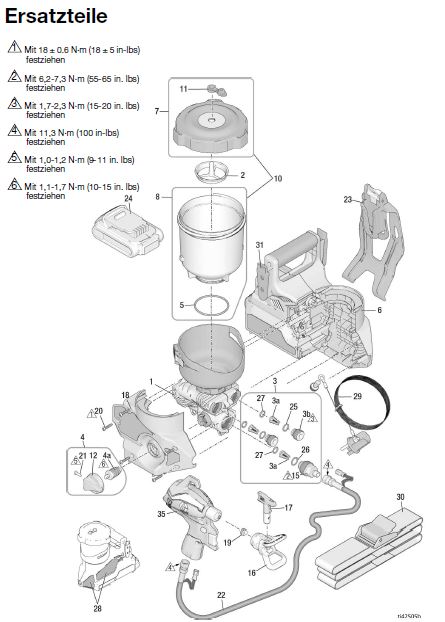 Graco Stopfen für Ultra QuickShot 230 V VPE3 - 18H080
