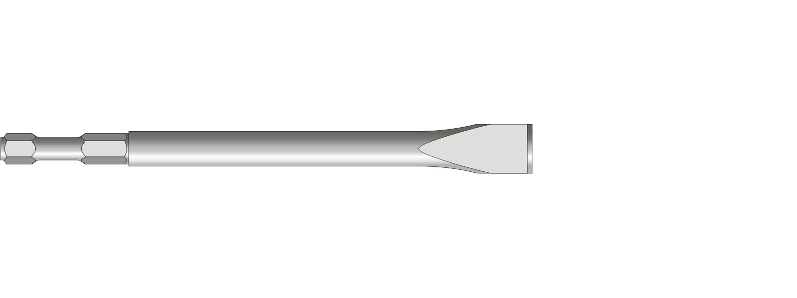 VOGT Flachmeißel b = 25 mm, l = 260 mm - M200.18