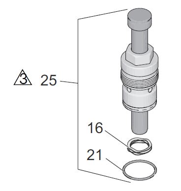 Graco  Reparatur Kolbenpumpe GX21 , GX19 , GX FF ProXChange Pumpe - 24Y472