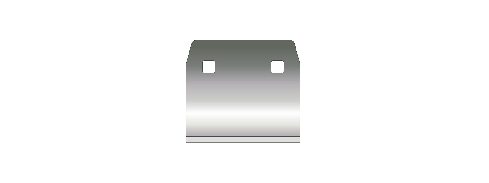 VOGT Schaber 90/100 mm angeschliffen - B100KS