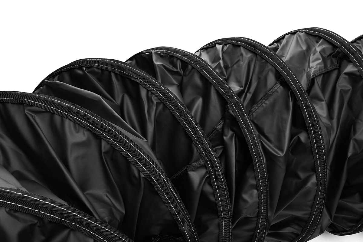 508 mm x 3 m Warmluftschlauch - PVC-frei -45°C bis ca. +145°C - Farbe: Schwarz - Climia