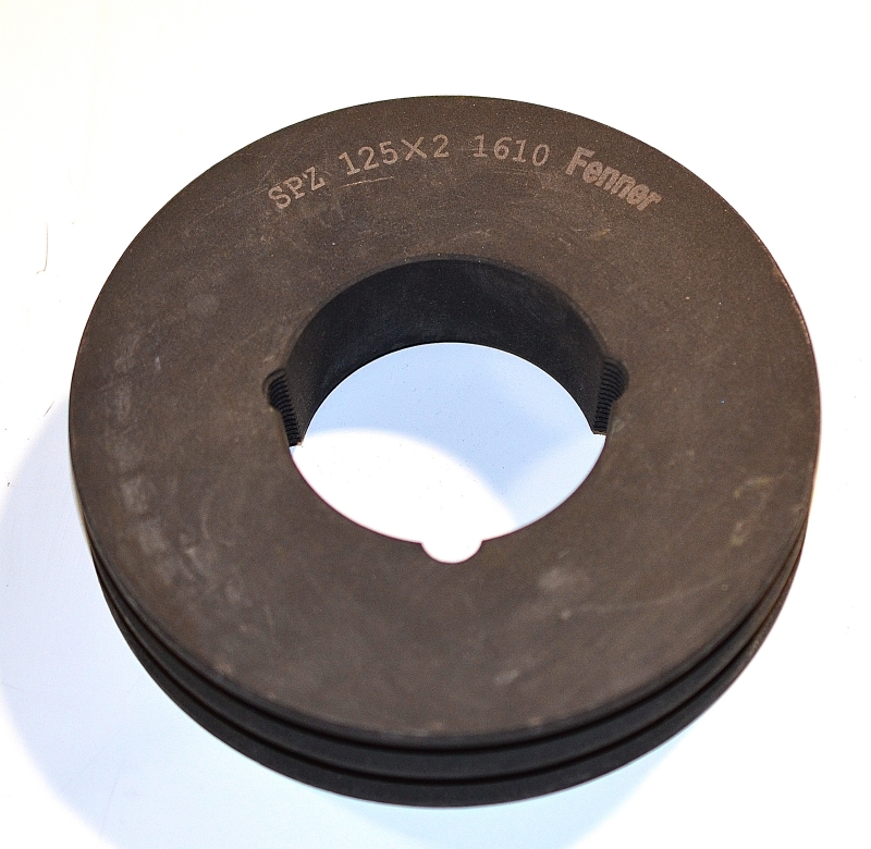 Keilriemenscheibe SPZ,2-rillig 125 mm Durchmesser  - 1102812