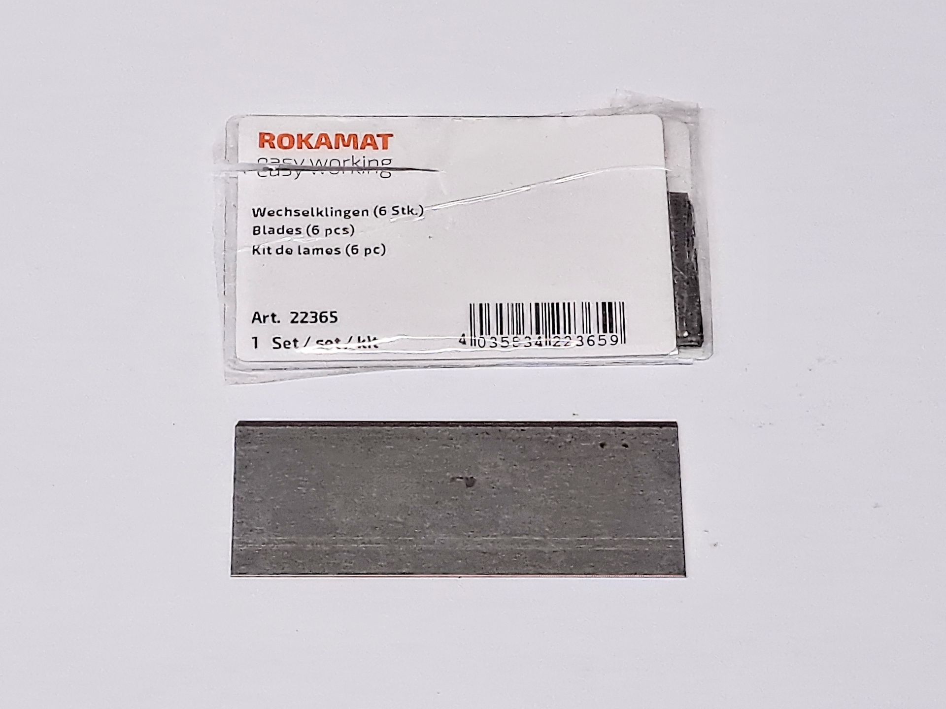 Rokamat Wechselklingen SET für Schabeteller 22360 (6 Stk.) - 22365