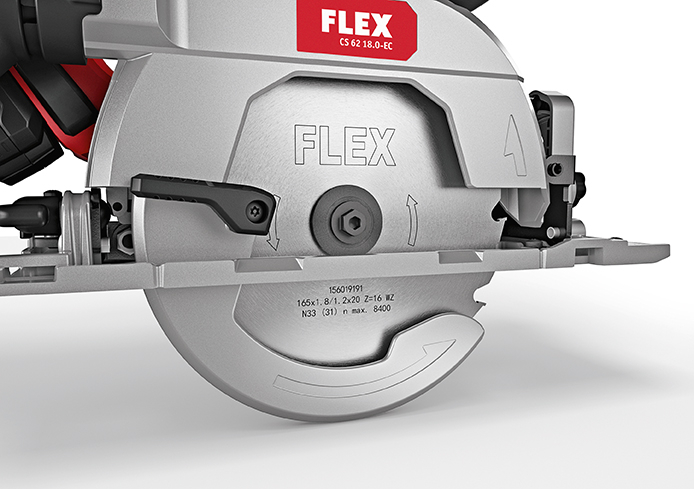 Flex CS 62 18.0-EC C Akku-Handkreissäge mit Pendelhaube - 491322