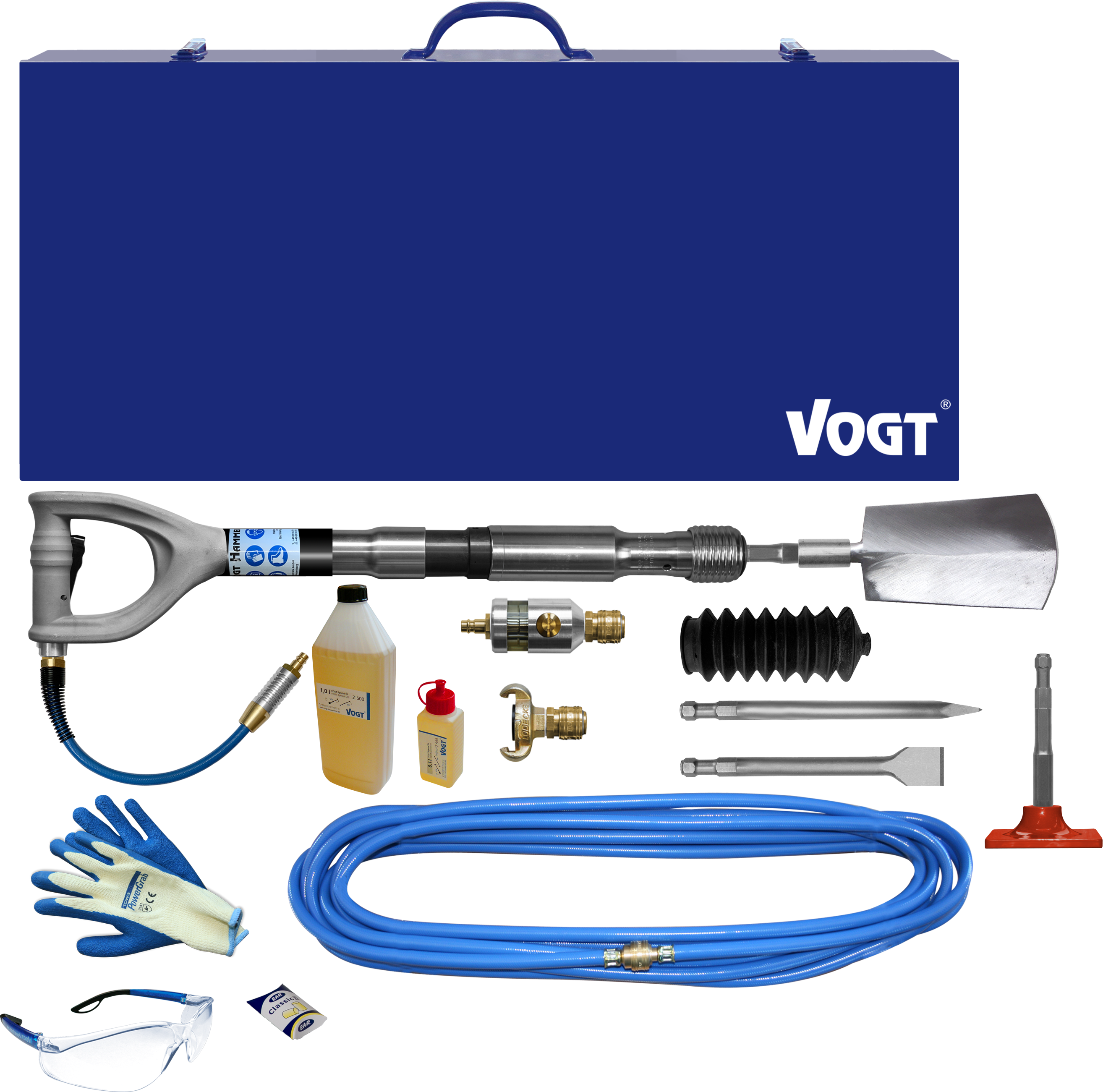 VOGT Hammer VH 60-70.18 mit Delta-Griff T XL-Set mit Vibrationsdämpfung - VH 60-70.18-D T-XL