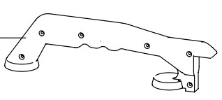 Rokamat Griff kpl  Chameleon / Fox - 20004
