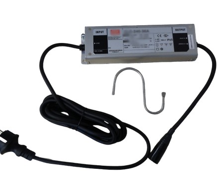 Spewe Schaltnetzteil VI 36V, DE ET, Sek.-Kabel 1-polig - mit Gerätedose Typ Bosch und Haken zum aufhängen