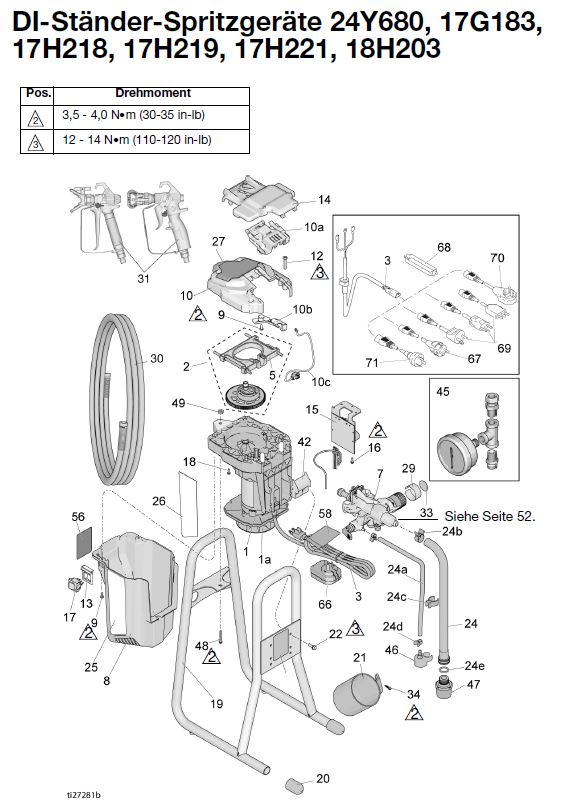 Graco Becher Saug / Ablass für GX21 und ST Max Modelle - 15G838