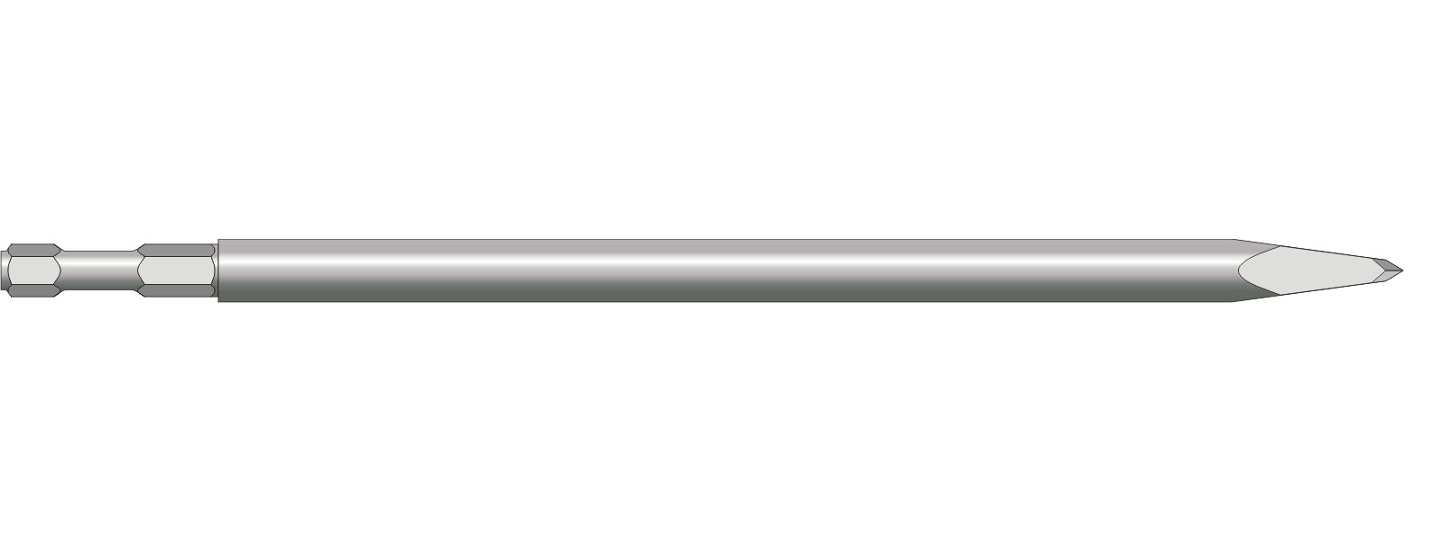 VOGT Spitzmeißel lang l = 400 mm 18mm Meißelaufnahme - M100.18L