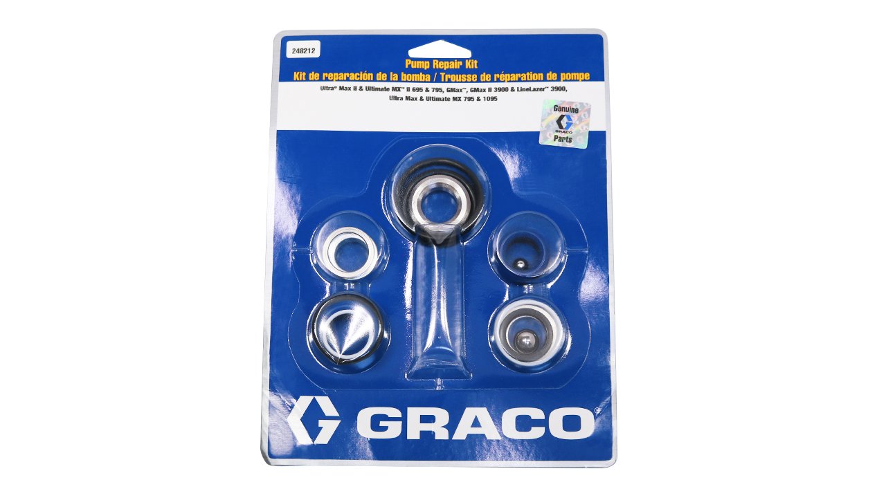 Graco PWR Unterpumpe - Reparatursatz für Ultra Max II 695 795 & 1095 + GMax 3900