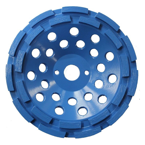 CONTEC Diamantschleifscheibe doppelreihig 180 mm blau